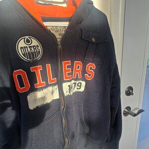 Edmoniton Oilers vintage full zip hoody